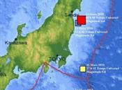 séisme forte intensité, magnitude 6.6, large Honshu, Japon Crainte tsunami.
