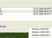 Sauver position icones dans Windows