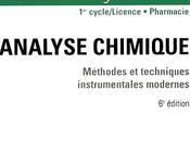 Analyse chimique Méthodes techniques instrumentales modernes