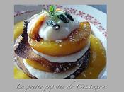 Millefeuille tuiles abricots pistaches