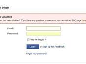 Compte FaceBook suspendu