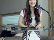 Applegirl002 Elle reprend Lady GaGa Beyonce avec iPhone