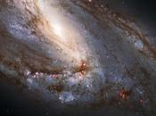 galaxie spirale asymétrique photographiée télescope Hubble