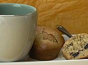 Muffins noix, raisins céréales