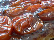 Tarte tomates cerises tapenade façon tatin