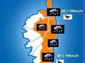 Alerte orange niveau local Dégradation pluvio-venteuse point 11h45.