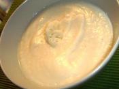 Soupe Blanche chou-fleur, muscade pointe crème