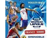 Volley-ball Ligue Mondiale France Serbie, samedi Grenoble (Palais Sports heures)