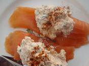 Saumon fumé fromage chèvre frais