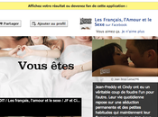français, l’amour sexe debarque facebook
