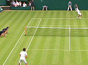 Wimbledon 2010 Vidéo Federer contre Falla (21/06/2010)