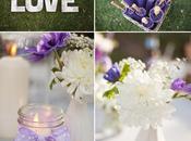 Vrai mariage mauve copier détails vogue!