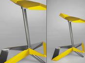 Chair, tabouret inspiré l’Origami Daniel Levin