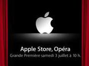 Inauguration l’Apple Store Opéra Paris juillet...