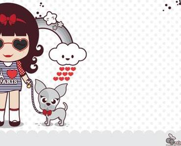 Goodies : Fond d'écran Princesses des Fruits