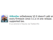 Jailbreak firmware 4.0.1 avec Sn0wbreeze venir