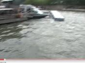 Vidéo autobus tombe dans Seine, plein Paris