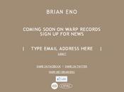 Brian Album Chez WARP