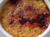 Crème brûlée trois pêches