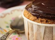 Cent-vingt unième participation Petits muffins café fourrés lemon curd glacés chocolat noir