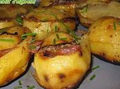 Pommes terre farcies confit canard d'oignons