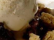 Figues roties crème d'amande glace vanille