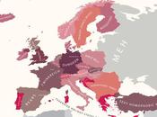 carte d’Europe selon gays