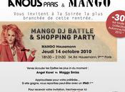 Invitation Soirée Mango Battle Shopping Party