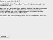 RedSnow 0.9.6 bêta pour Windows jailbreak iPhone iPod