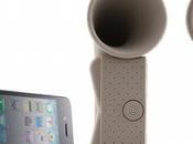 Bone Horn Stand transforme votre iPhone Gramophone...
