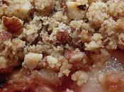 Crumble poires/prunes/noisettes