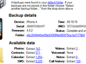 iPhone Backup Extractor gratuit