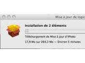 Mise jour d’iPhoto disponible.