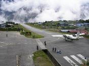 l'aéroport Lukla. Népal.