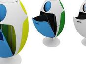 Ovetto, poubelle écologique design