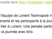nouveaux médias conférence trés haut niveau Lorient..