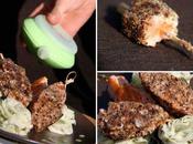 saumon roquefort pour petites brochettes fondantes