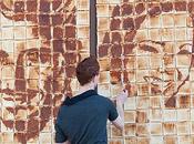 l'art croustillant pour promouvoir café