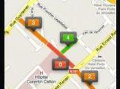 Parksense trouve votre place parking iPhone...
