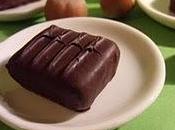Chocolat noir ganache noire, noisette poire