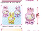 Nouvelles peluches Hello Kitty Colorful Bunny