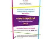 concours 2011 création d’entreprises innovantes lancé