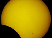 Eclipse partielle Soleil transit d’ISS