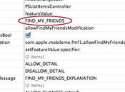 Fonction Find Friends avec