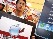 Apple dernier selon chinoises...