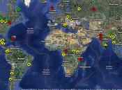 carte mondiale catastrophes accidents temps réel