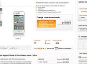 Apple l’iPhone Blanc référencé site Orange.fr, partir 219€