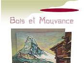 Bois mouvance: oeuvres Geneviève Beney sont exposées bibliothèque Crans-Montana