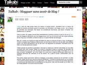Talkab blogguer sans avoir blog