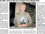 L’auteur Christian Allié obtient article dans Midi-Libre (France)